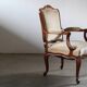 Pair of Vintage Danish Antique 18th century Lounge Chair, style of Louis XV