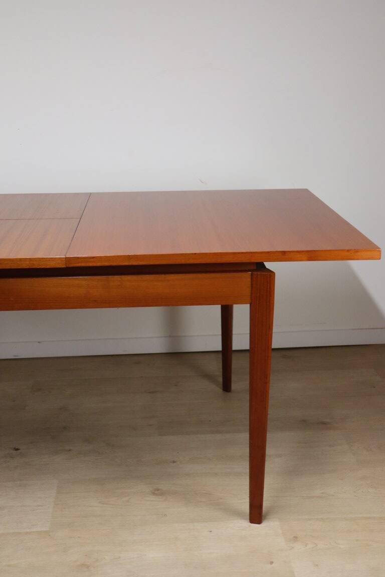Vintage extendable teak dining table - 1960