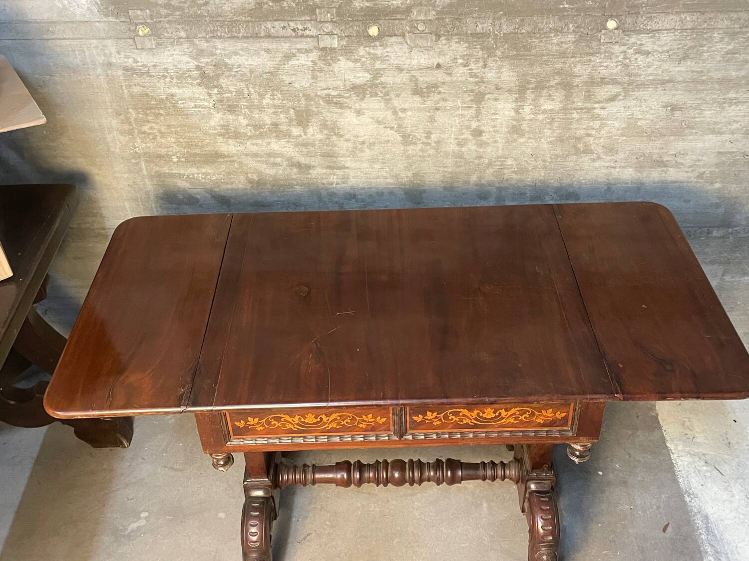 Writing table A Regency Irish carved mahogany writing table circa 1800