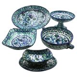 Set of serving dishes, Fajalouza, circa 1960