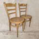 Paire de chaises de bistrot Baumann