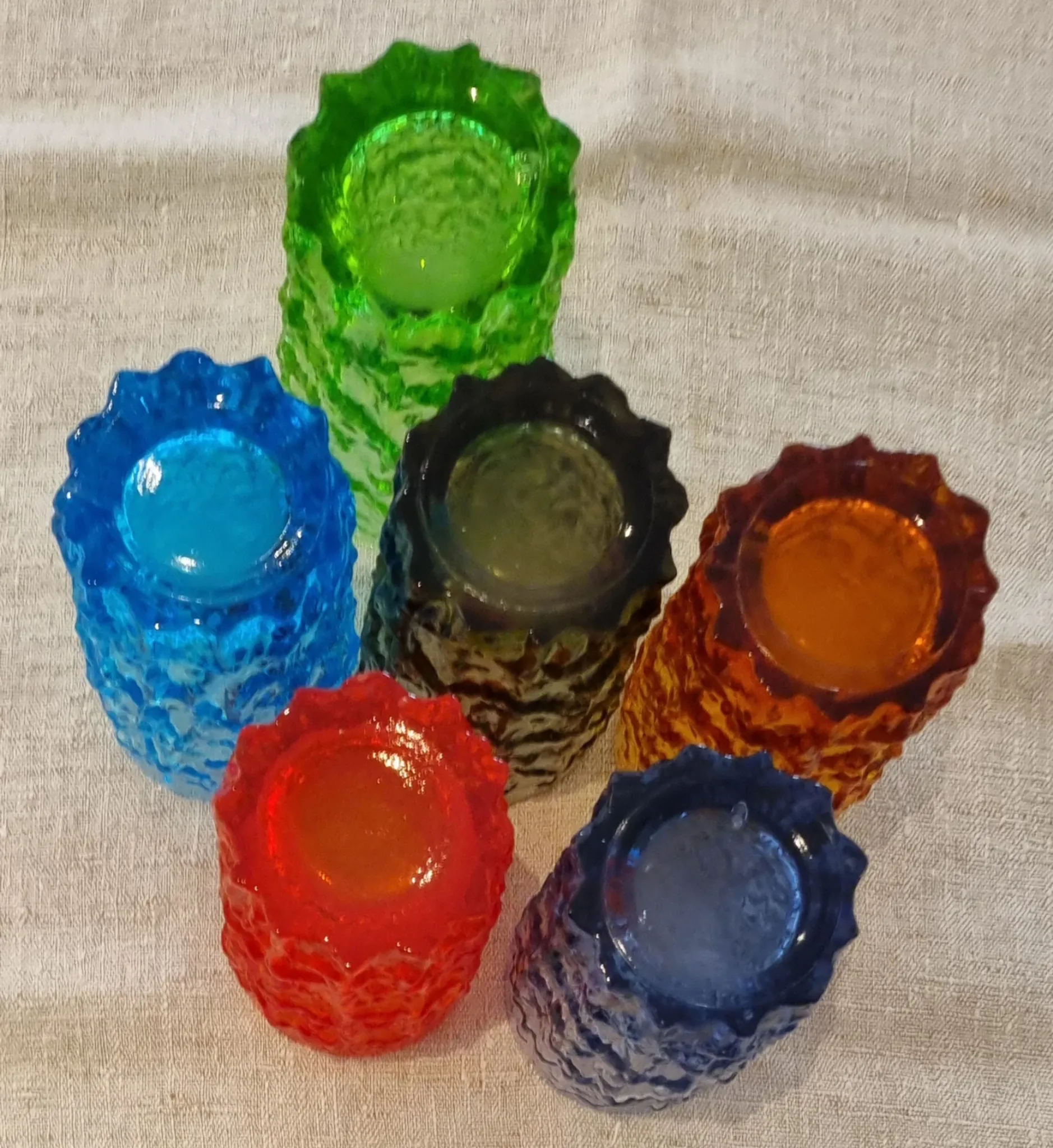 Set of 6 Geoffrey Baxter glasses