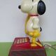 Landline Phone Snoopy & Woodstock Peanuts Vintage Rotating Head 80s