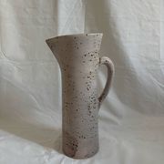 Carafe en céramique mouchetée Gladys, années 70