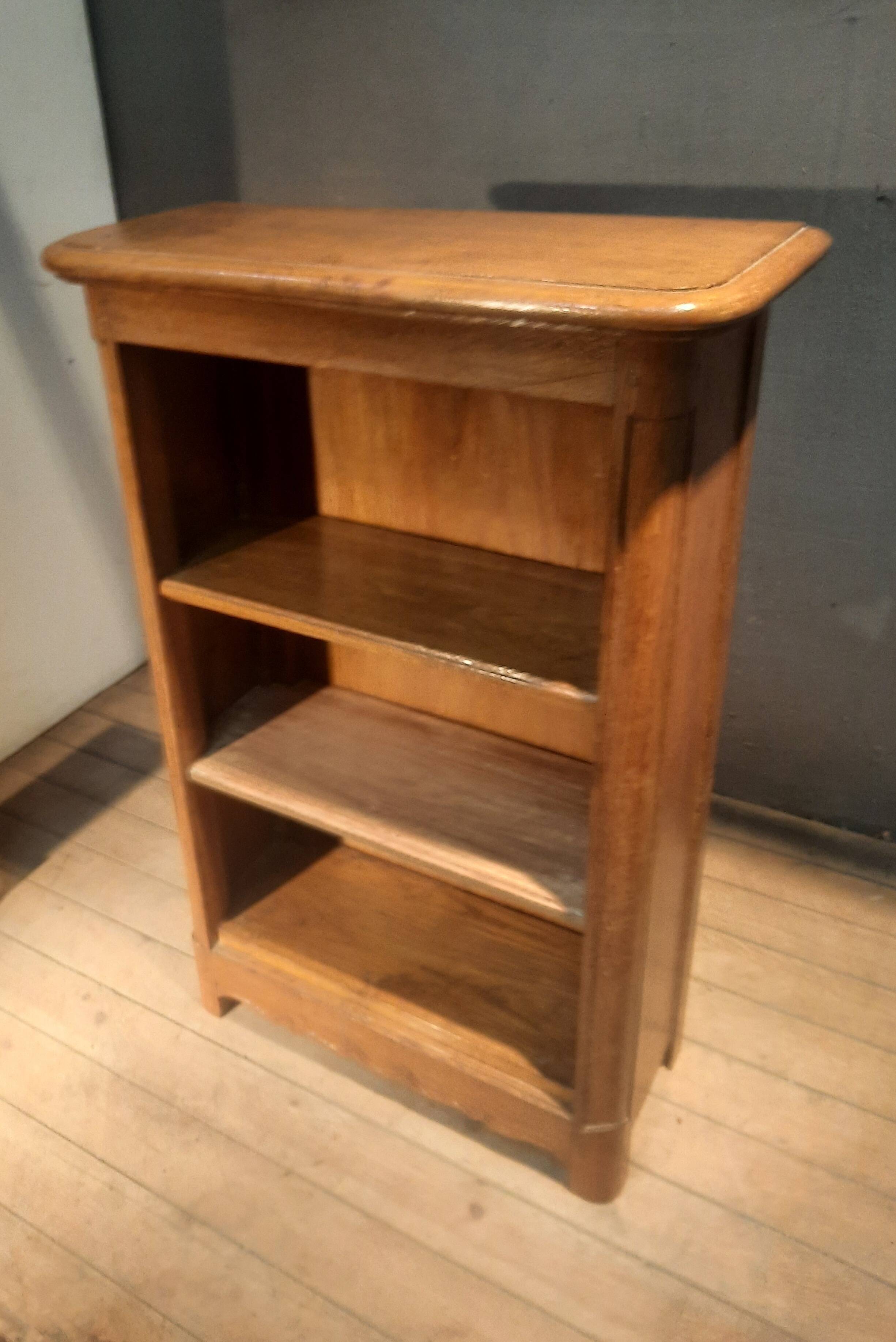 Solid wood shelf on legs