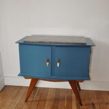Peacock blue nightstand