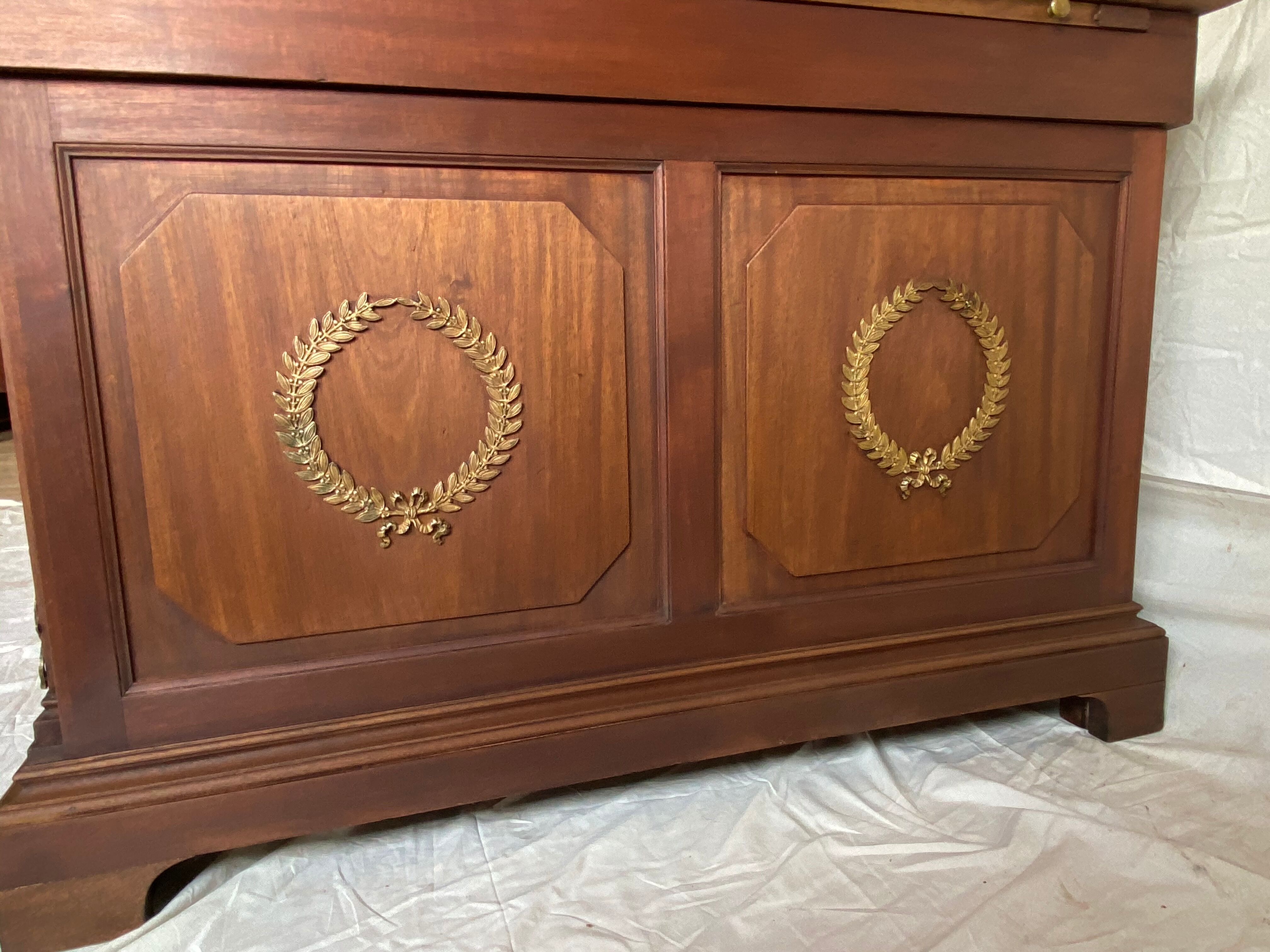 Desk box mahogany empire 1930