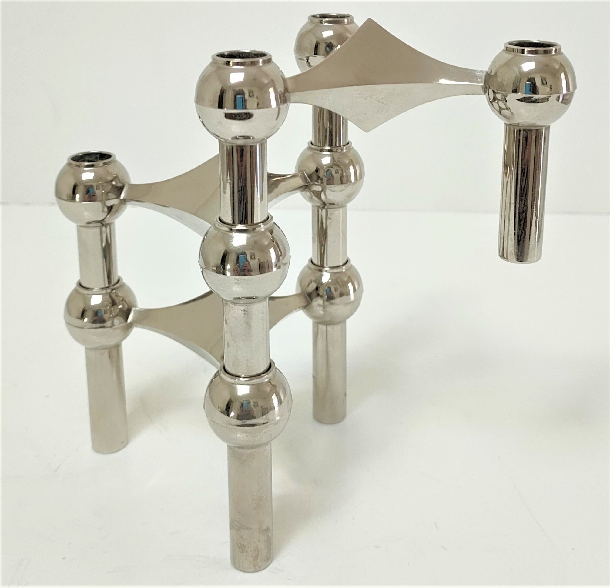 Three candle holders Fritz Nagel and Caesar Stoffi for BMF