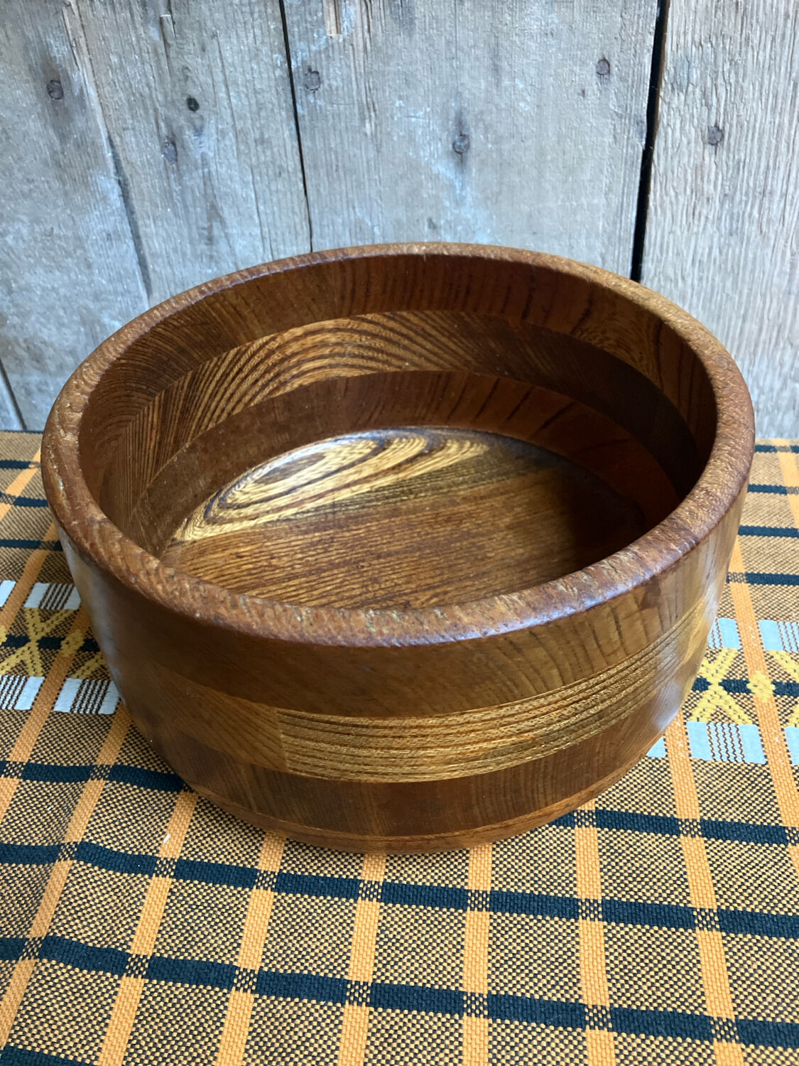 Teak salad bowl