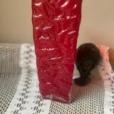 Red vase