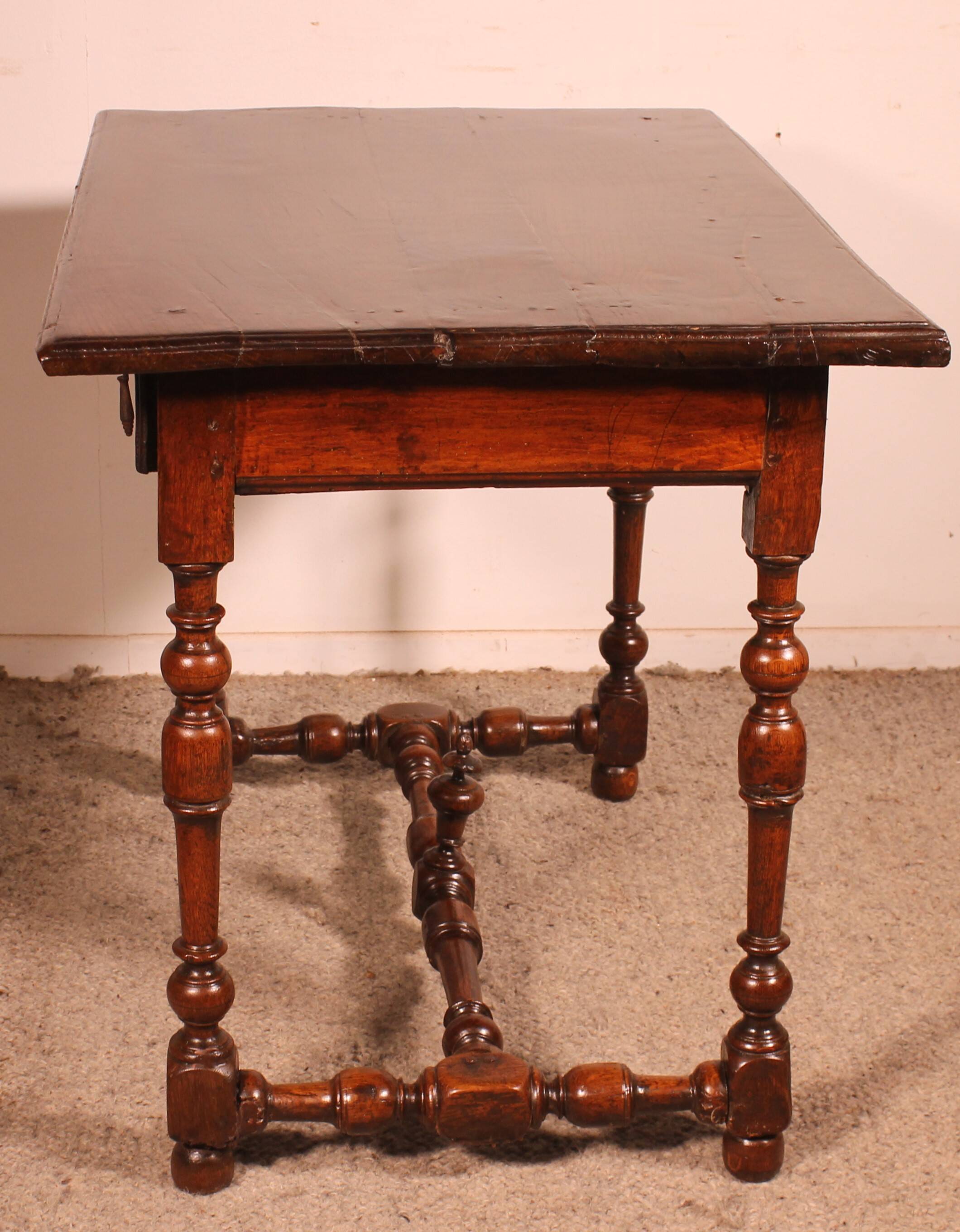 Louis XIII Oak Table - 17th Century