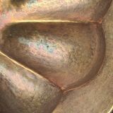 Basin, hammered copper shell hand basin