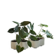 Wavy Planter La Fiorera White by Valenti, 1970s