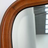 Miroir belge en chêne sculpté de style Louis XV du XXe siècle