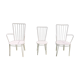Lot of  3 metal garden chairs