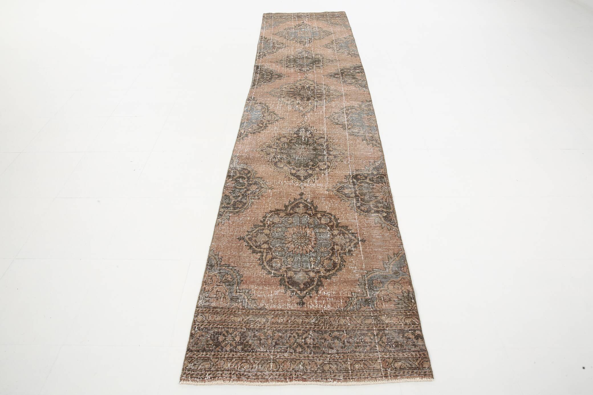 3x12 Oriental Persian Vintage Runner Rug, 86x379Cm SK 4966