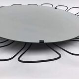 Mirror in a metal frame, 1970s
