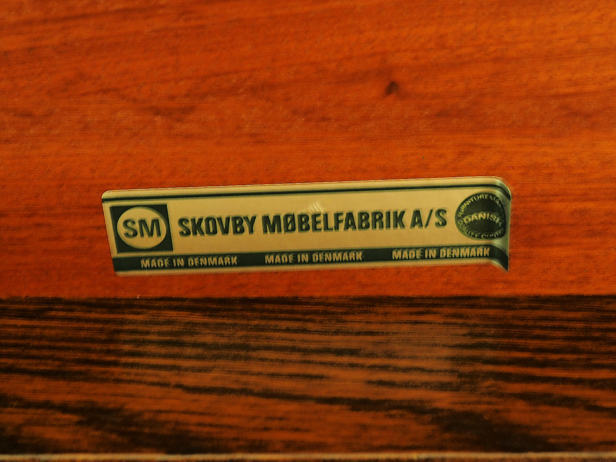 Table oak, Danish design, 70's, producer: Skovby