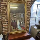Antique Louis Philippe style gilded mirror