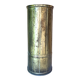Vintage umbrella stand in patinated shell casing
