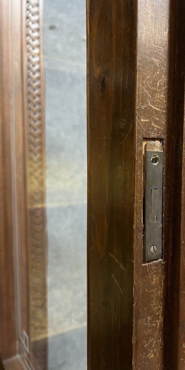 Italian Renaissance-style walnut library circa 1850