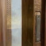 Italian Renaissance-style walnut library circa 1850