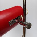 Vintage adjustable desk lamp red