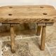 Tabouret de traite brutaliste