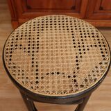 Stool wood & cannage