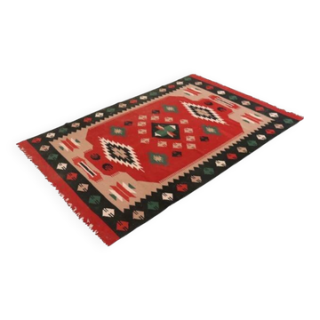 Tapis Kilim vintage | 162 x 113 cm
