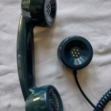 Old Blue Phone Vintage S63 Socotel with Ptt Keyboard