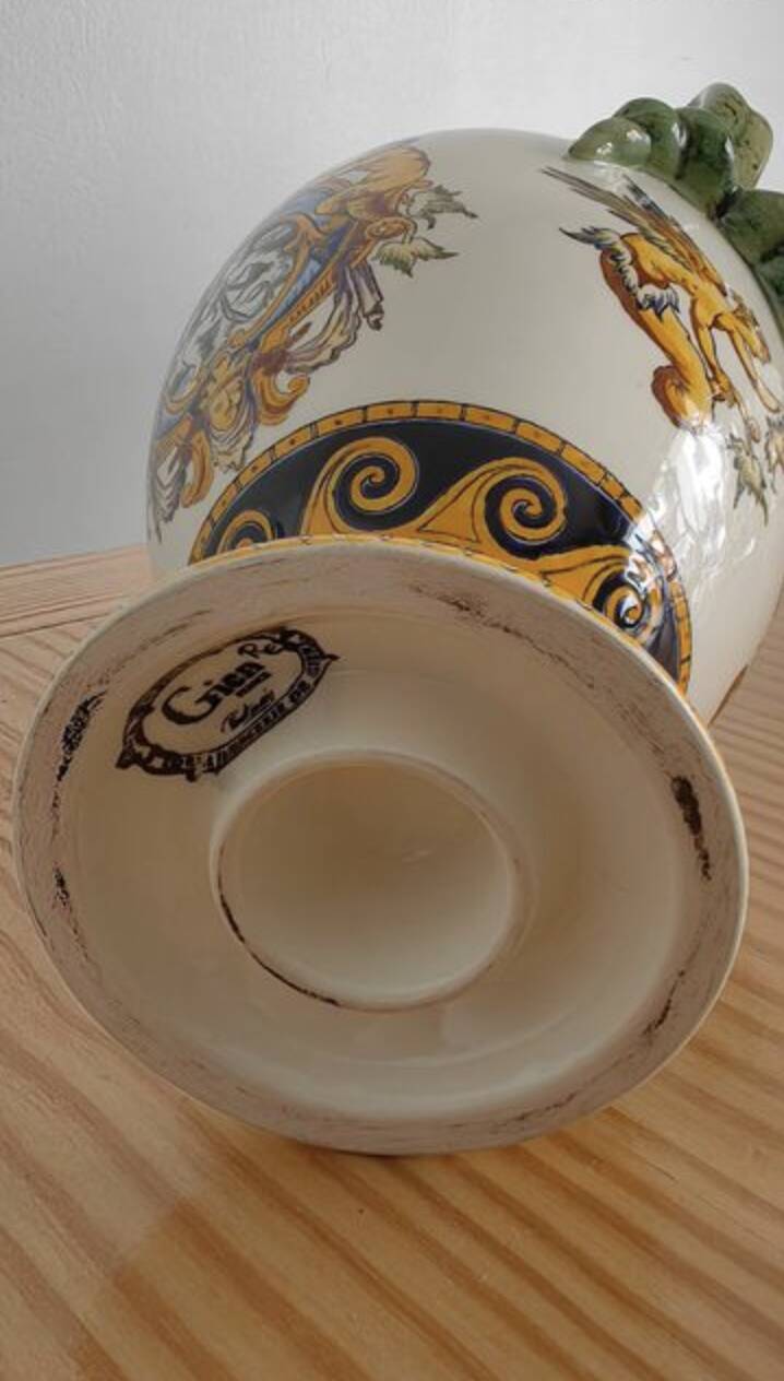 Vase en faïence de Gien