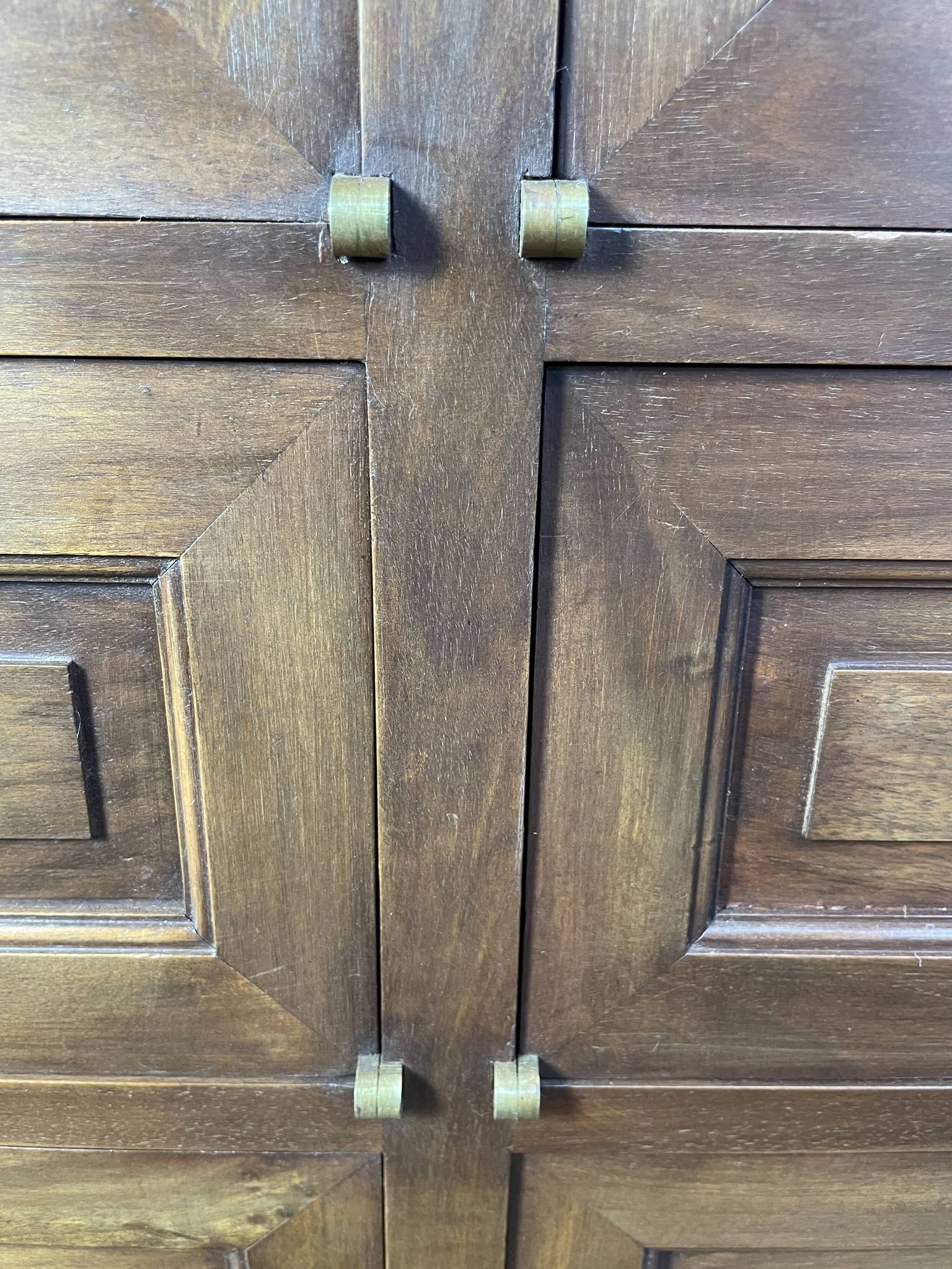 Meuble de notaire à clapets en acajou restauré
