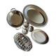 Set of 5 serving dishes in silverware: Jean Couzon & Guy Degren