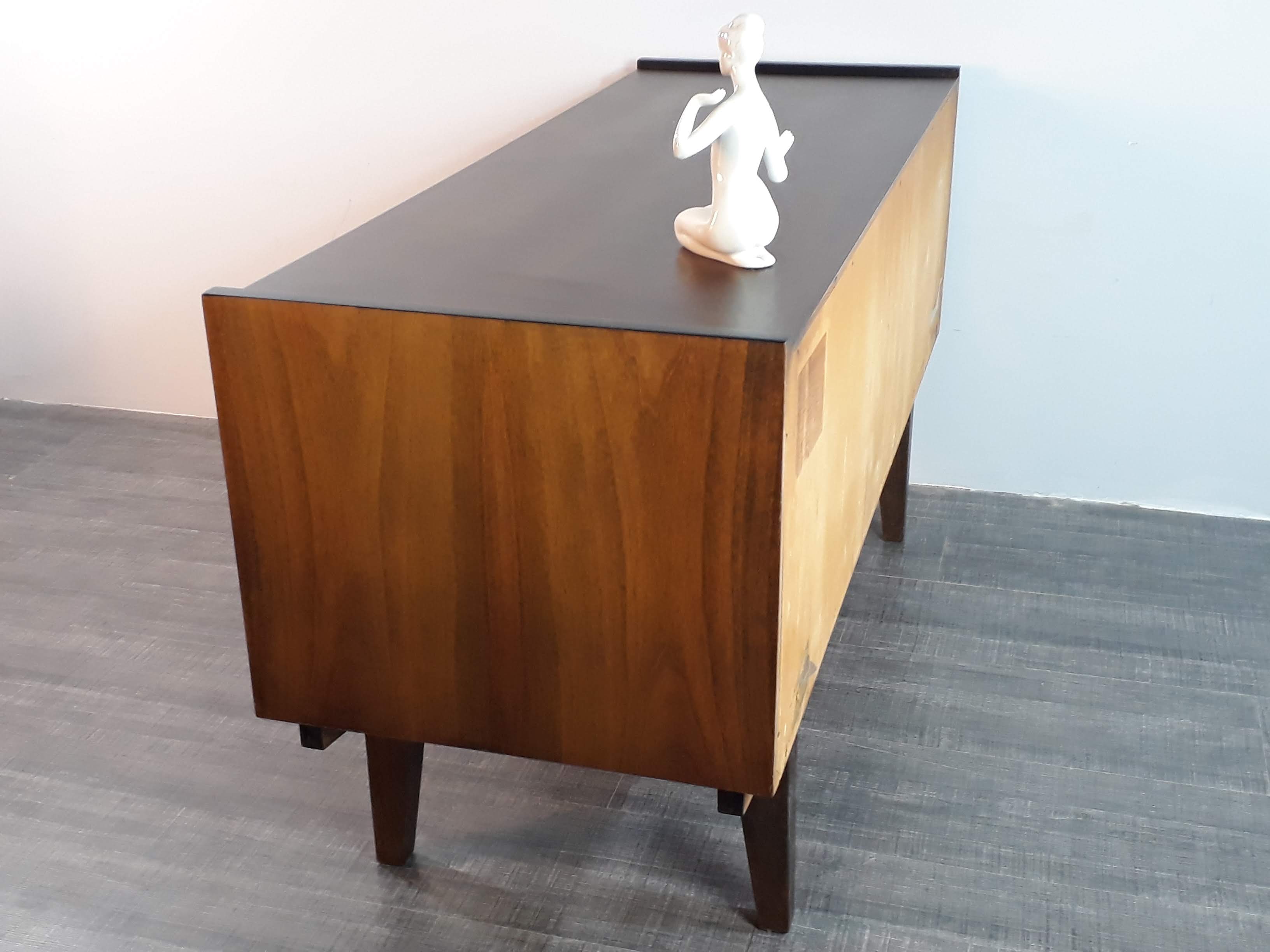 Walnut sideboard Rajmund Halas Poland 1967
