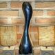 Important Aluminium Vase Vintage Modernist Design Organic Shape