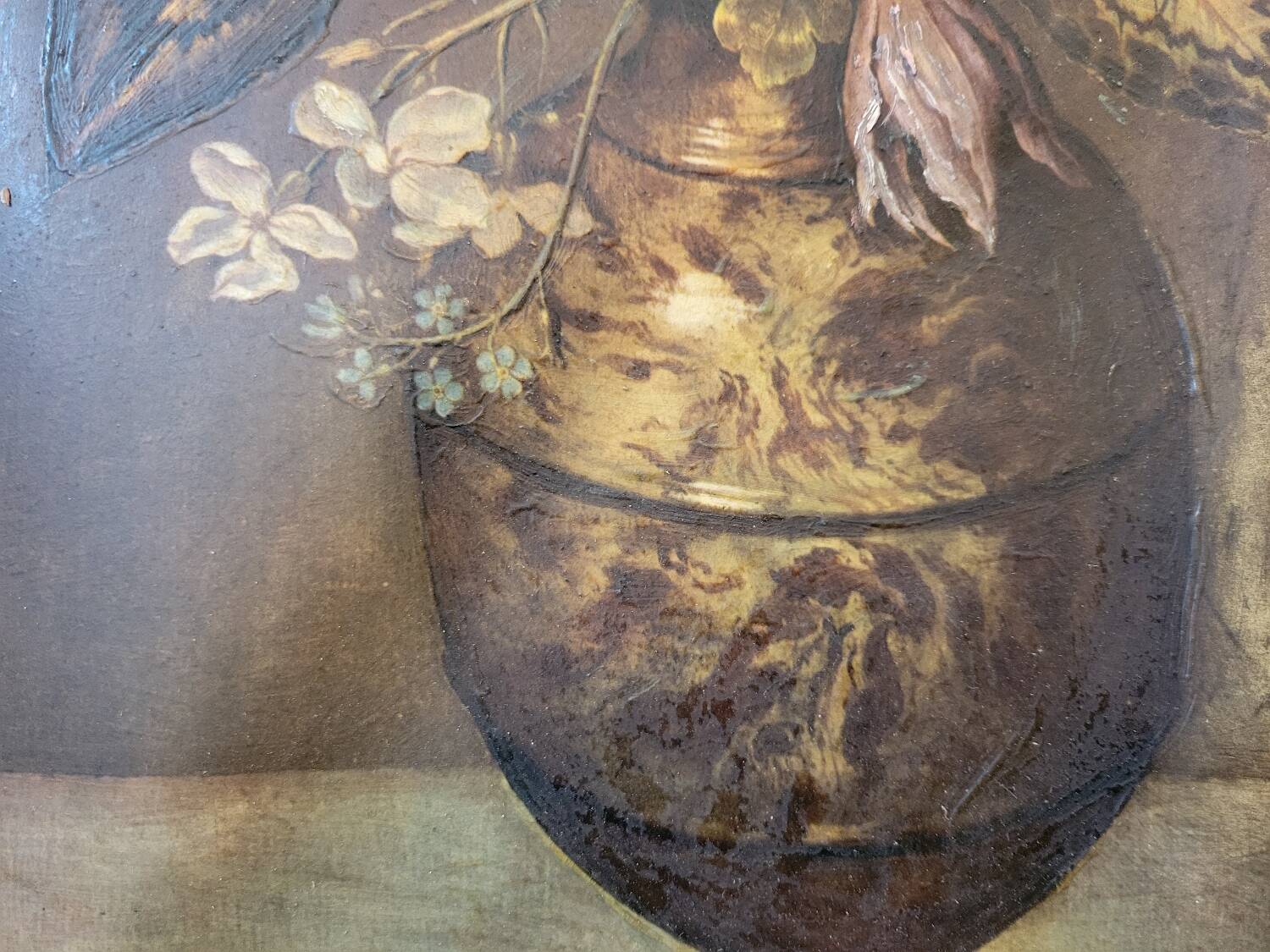 Still life Bouquet of flowers in oil