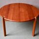 Solid wood coffee table, organic Scandinavian design, vintage retro 80s.