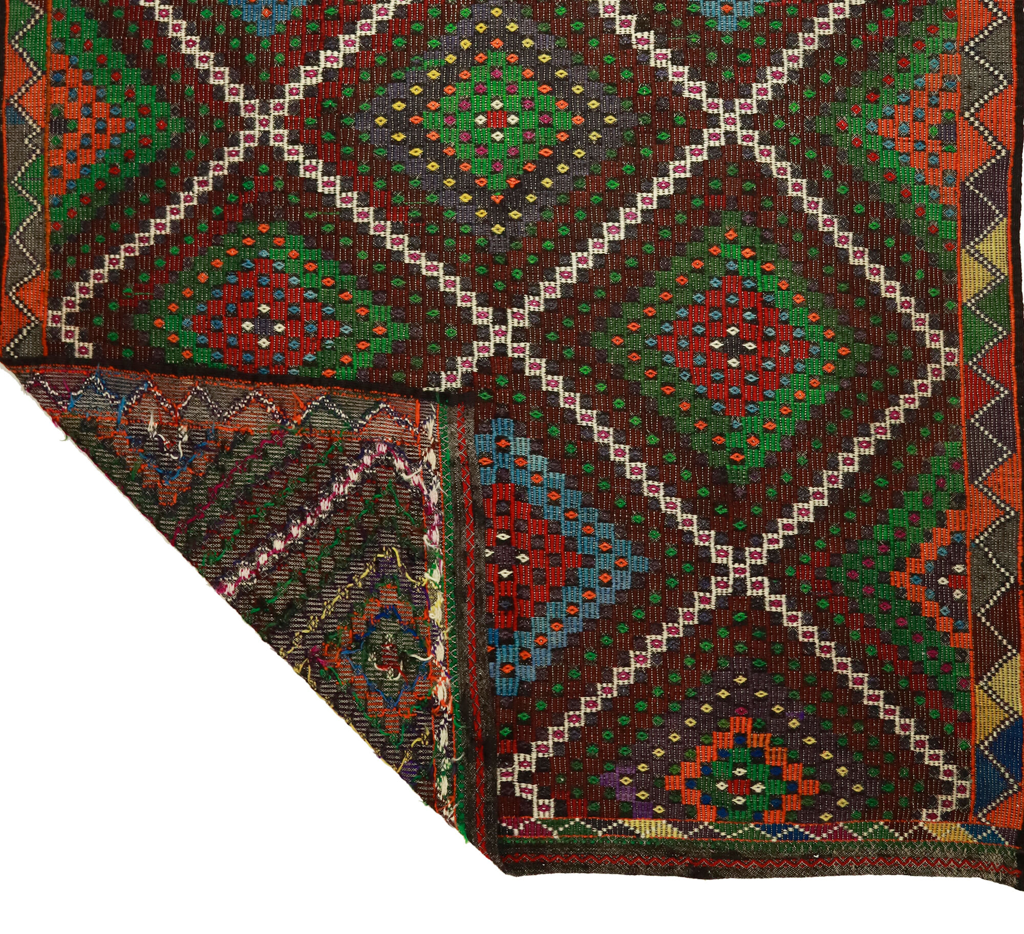 Anatolian handmade kilim rug 320 cm x 218 cm