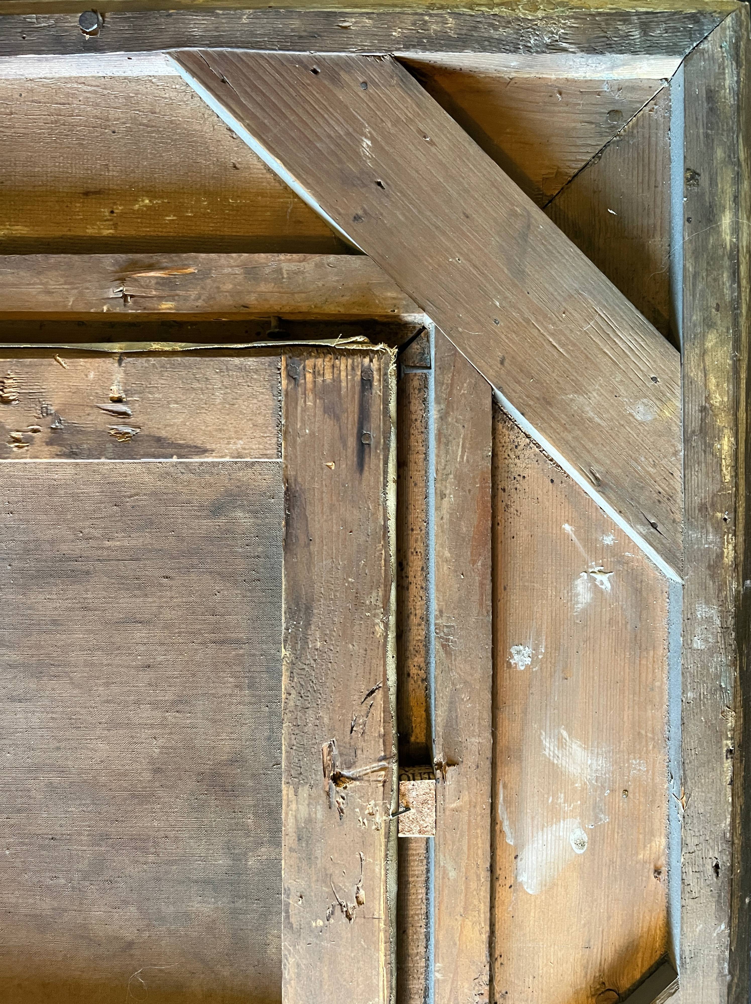 HST painting "Portrait of a young woman in traditional costume" 19th century