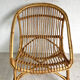 60's vintage rattan chair