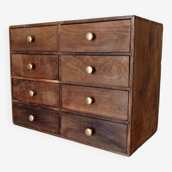 Niche watchmaker's furniture with drawers 1930s/40s