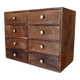 Meuble d'horloger niche a tiroirs années 30/40