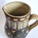 Ceramic vase pitcher by Jean Claude Courjault