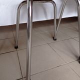 4 yellow Formica chairs