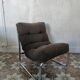 Fauteuils en velours vintage