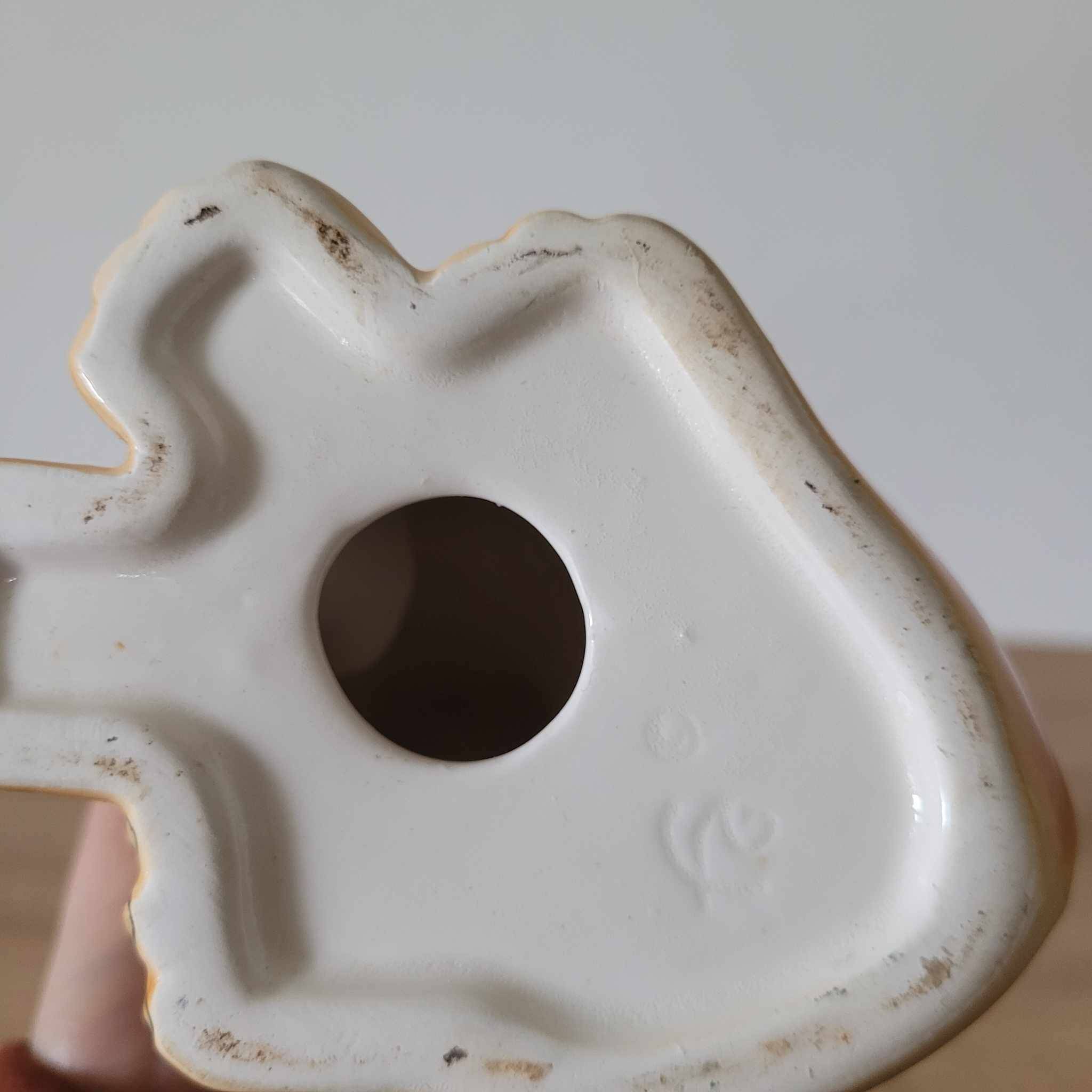 Leopard ceramic statuette - FG Francesco Guarino. 70-80