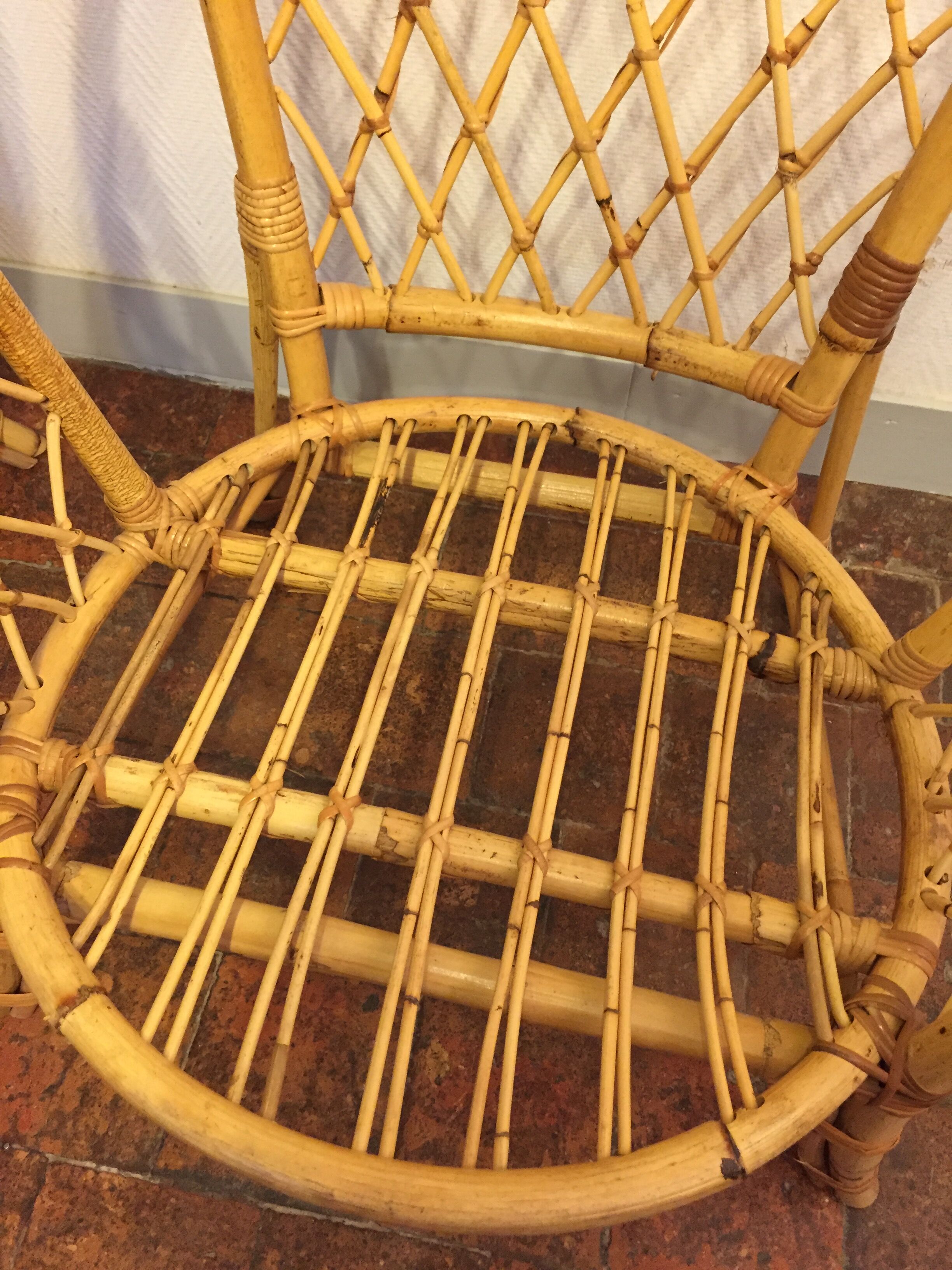 Vintage rattan chairs