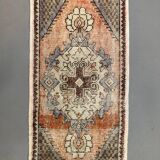 Petit tapis turc vintage 97x51 cm, Short Runner, Tribal, Shabby, Mini Tapis
