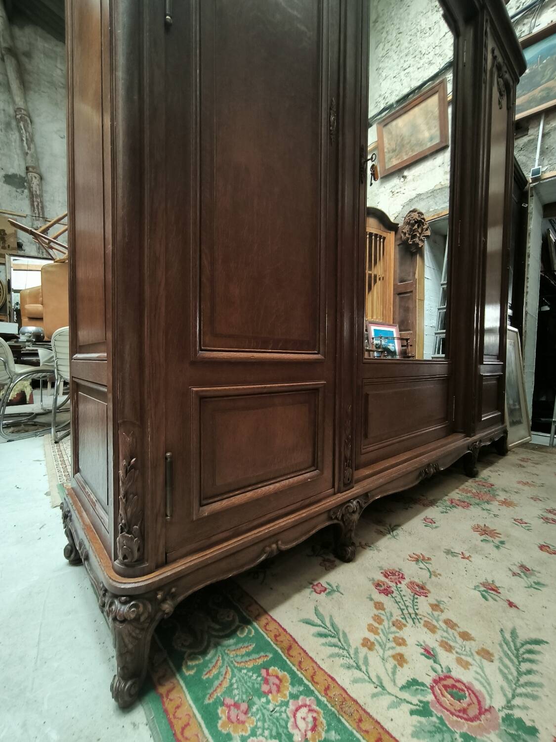 Armoire 3 portes style Régence 1910-1920